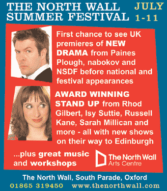 Daily Info, Oxford COMING SOON: The North Wall Arts Festival, 1-11 July