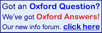 Got an Oxford Question? Get an Oxford Answer on Daily Info's new forum