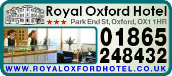 Central accommodation at Royal Oxford Hotel