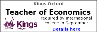 Kings Oxford seek Teacher of Economics