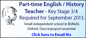 Oxford Montessori seek Part-time English / History Teacher Oxford Montessori seek Part-time English / History Teacher