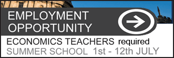 Oxford Royale seeks Economics Teachers for a Summer School, 1st - 12th July