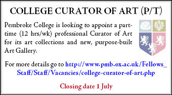Pembroke College seek Part-time Curator of Art Pembroke College seek Part-time Curator of Art