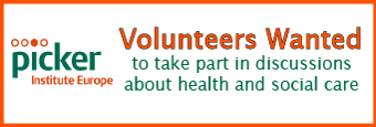Volunteers wanted to take part in discussions about health and social care.