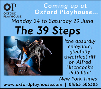 The 39 Steps are back! Catch this hilarious romp at Oxford Playhouse, Mon 24 - Sat 29 June