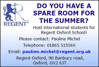 Regent Oxford seek summer host families Regent Oxford seek summer host families