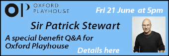 Sir Patrick Stewart at the Oxford Playhouse, Fri 21 June, 5pm