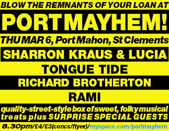 Daily Info, Oxford: What's On: Port Mayhem! Mar 6