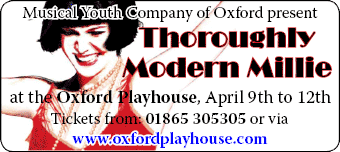 Daily Info, Oxford Events: Thoroughly Modern Millie, Oxford Playhouse, 9th - 12th April