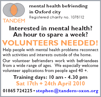 Tandem: Befriending Volunteers Wanted