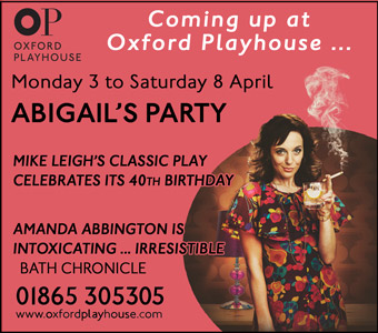 Abigail's Party at the Oxford Playhouse 3 - 8 April