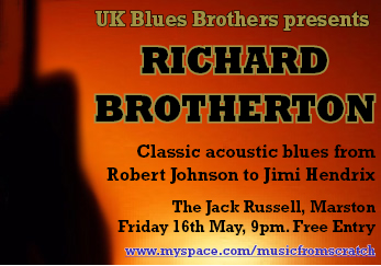 Daily Info, Oxford Events: Richard Brotherton plays classic Blues