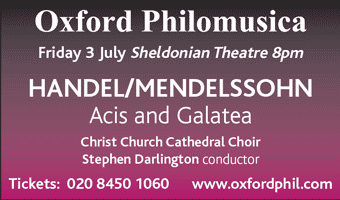 Daily Info, Oxford Events: Oxford Philomusica, 3rd July 2009