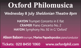 Daily Info, Oxford Events: Oxford Philomusica, 8th July 2009