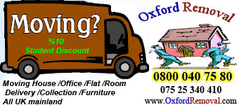 Daily Info, Oxford Services: Oxford Removal - man with van offers removal services, £25 per hour