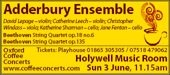 Coffee Concerts: Classical Music this Sunday 11.15am