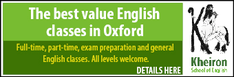 The best value English classes in Oxford from Kheiron School of English. Free book club.