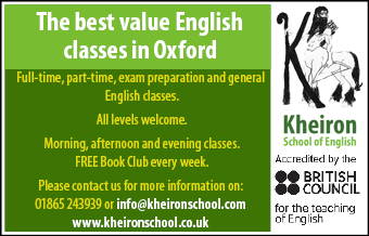 The best value English classes in Oxford from Kheiron School of English. Free book club.