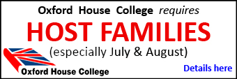 Oxford House College seeks host families.