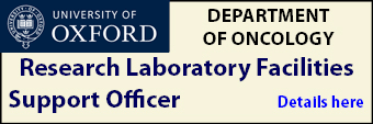 Oxford University Department  Of Oncology Seeks Research Laboratory Facilities Support Officer