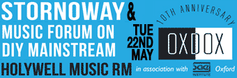OXDOX presents DIY Music Forum & Stornoway in concert