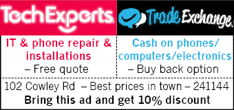 Tech Experts: computer repair & installation. Also phone repair, screen repair. Trade exchange. 102 Cowley Road.
