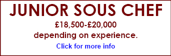 Turl Street Kitchen require a Junior Sous Chef for a local restaurant serving fresh, seasonal food.