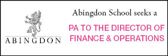 Abingdon School seeks a PA to the Director of Finance and Operations