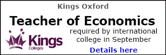 King's Oxford seeks a teacher of economics