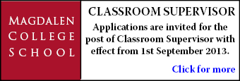 Magdalen College School seeks a Classroom Supervisor
