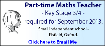 Oxford Montessori School seek Part-Time Maths Teacher