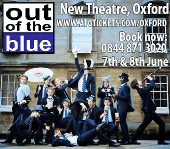 Out of the Blue performing at the New Theatre Out of the Blue performing at the New Theatre
