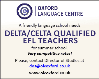 Oxford Language Centre seeks qualified EFL teachers. Oxford Language Centre seeks qualified EFL teachers.