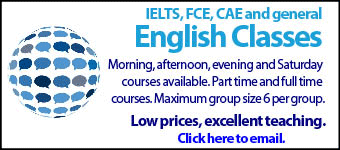 Target Language offers IELTS, FCE, CAE and general English classes. Target Language offers IELTS, FCE, CAE and general English classes.
