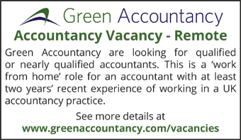 Accountancy Vacancy - Remote at Green Accountancy