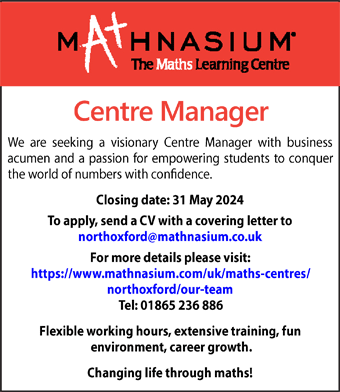 Mathnasium seeks Centre Manager