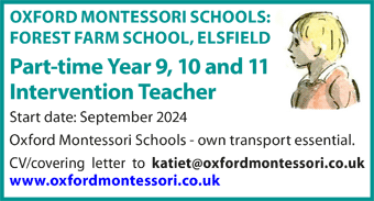 Montessori School seeks Part-time Year 9, 10 and 11 Intervention Teacher