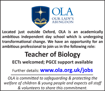 Teacher of Biology at Our Lady's Abingdon
