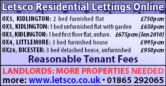 Daily Info, Oxford: Properties to let with Letsco