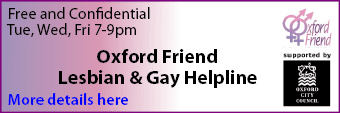 Oxford Friend Lesbian and Gay Helpline