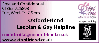 Oxford Friend Lesbian and Gay Helpline