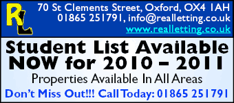 Real Letting Student List for 2010-2011 out NOW