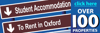 Over 100 student houses to let in Oxford - click for info