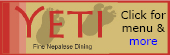 Yeti Nepalese Dining offers delicious Indian & Nepalese food. Click for menu & special offers.