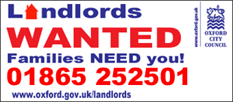 Landlords Wanted by Oxford City Council. Families need you! Landlords Wanted by Oxford City Council. Families need you!