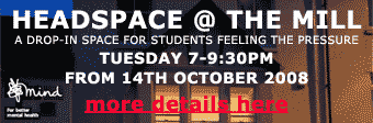 Daily Info, Oxford: students - need some headspace? Drop in to The Mill