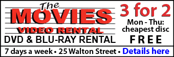 Oxford Movies, 3 for 2 DVD Rental Mon - Thu