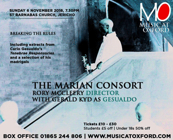 The Marian Consort present the work of Carlo Gesualdo