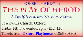 Daily Info, Oxford Events: The Play Of Herod, a twelfth century Nativity drama, 14th November