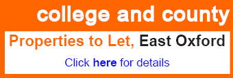 Properties to Let in East Oxford from College And County Letting Agents